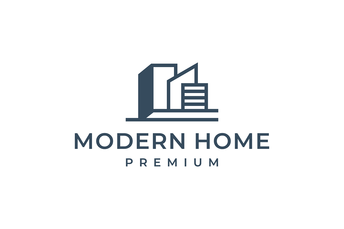 home building modern logo, a Branding & Logo Template by mouze_art (Photo 1 of 4)