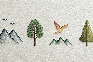 Tree-filled mountain views, a Photo by Beautiful things