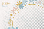 Sparkling snowflakes collection, a Seasonal Illustration by antuanetto (Thumbnail 7 of 16)