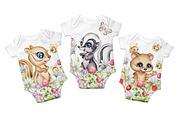 Cute Woodland Animals. Baby Forest 1, an Animal Illustration by MarinadeArt (Thumbnail 7 of 10)