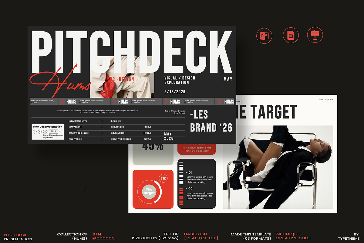 Pitch Deck Presentation Template, a Presentation Template by Aura Agency (Photo 11 of 11)