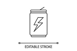 Energy Drink Can Linear Icon