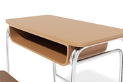 School Chair 3D Model, a Furniture 3D Model by mrfauzi (Thumbnail 8 of 13)