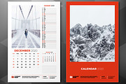 Wall Calendar 2020, a Stationery Template by AntartStock (Thumbnail 3 of 6)