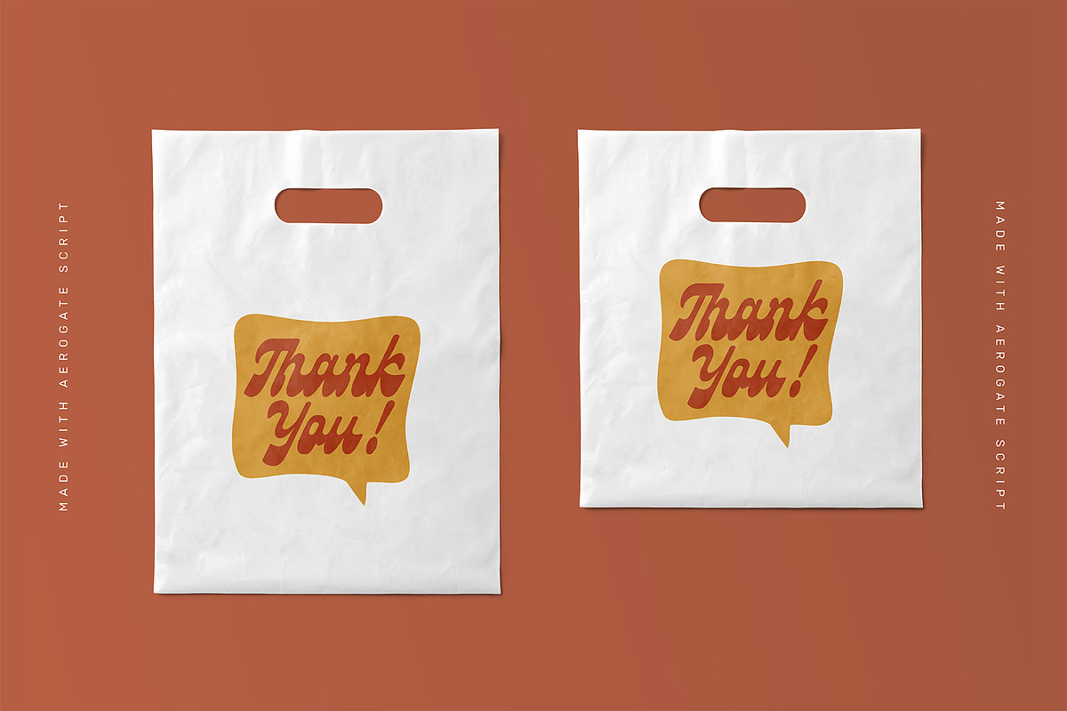 Aerogate Script, a Script Font by Wacaksara Co. (Photo 13 of 13)