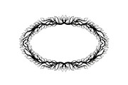Nature Wreath Frame Vector Bundle, an Illustration by jahid234 (Thumbnail 29 of 51)
