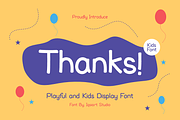 Kifeston - Kids Font, a Sans Serif Font by Iqsiart Studio (Thumbnail 8 of 8)