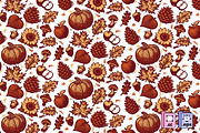 Rustic Autumn Harvest Pattern, a Pattern Graphic by MISS CHATZ (Thumbnail 3 of 3)
