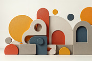 Abstract Geometric 3D Shapes, an Object Illustration by StockVerse Creative (Thumbnail 6 of 7)