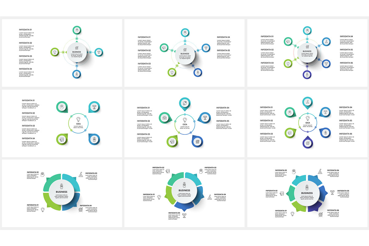 Diagram Presentation Canva Template preview 5