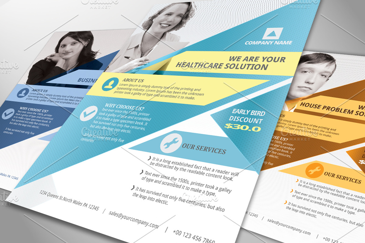 Multipurpose Business Flyer Poster, a Flyer Template by Aabhaas (Photo 3 of 3)
