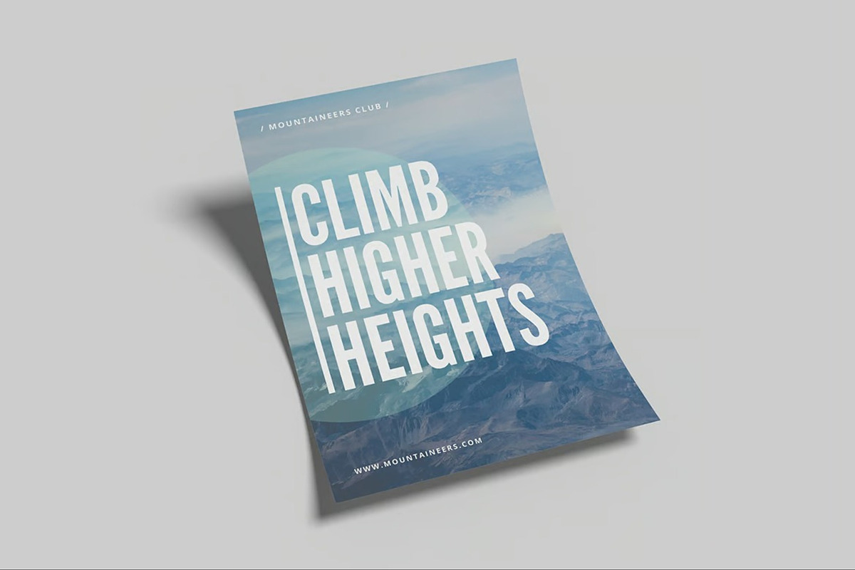 A4 Flyer Mockup, an Advertising Mockup by Hubzway (Photo 5 of 11)