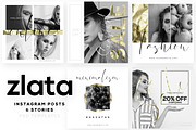ZLATA - Instagram Templates, a Social Media Template by RussGFX (Thumbnail 1 of 12)
