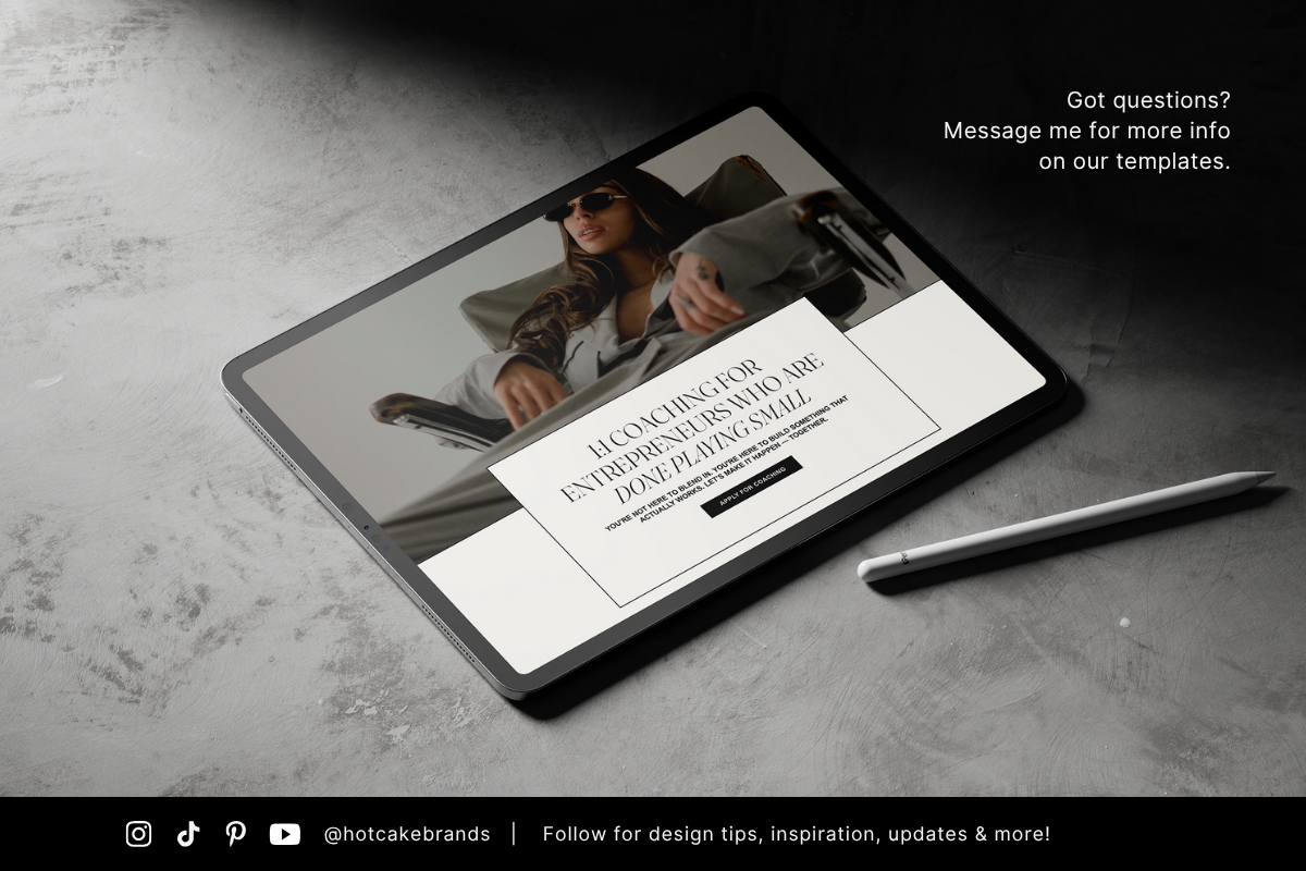 CAVIAR | Wix Website Template preview 8