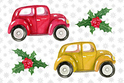 Watercolor Christmas bundle, an Illustration by JuliaBadeeva (Thumbnail 11 of 29)