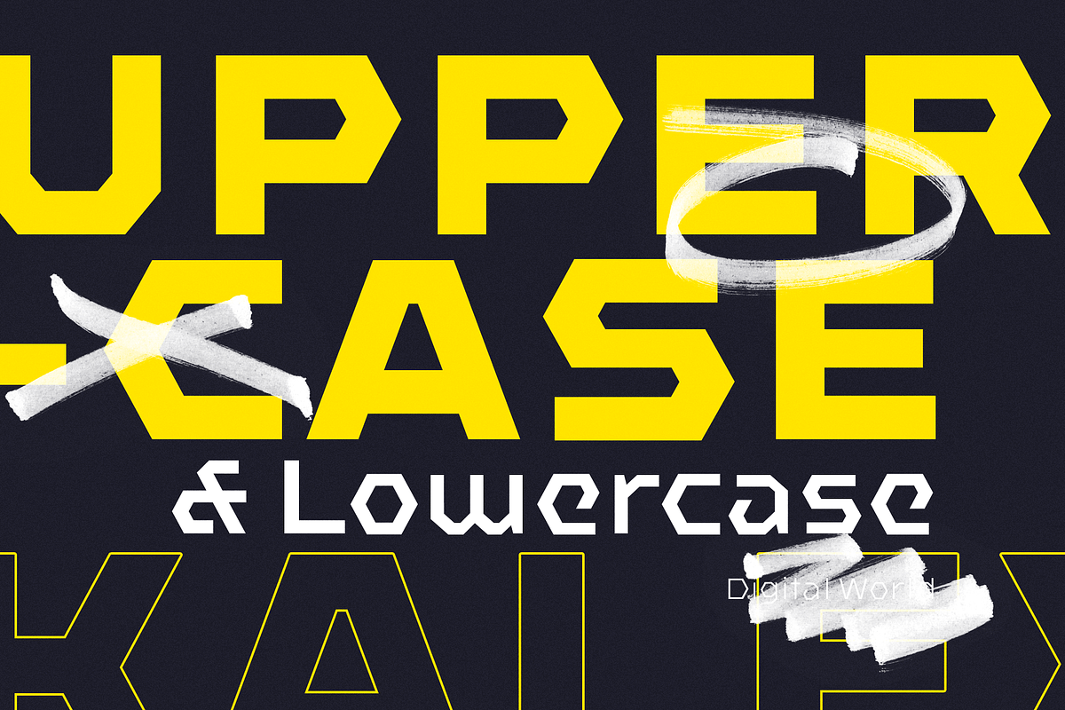Kalexa Hexagon Geometric Font, a Sans Serif Font by YockMercado (Photo 2 of 5)