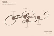 Just Quoting | A Script Font, a Script Font by Colllab Studio (Thumbnail 22 of 24)