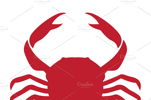 Vector Image Of An Crab