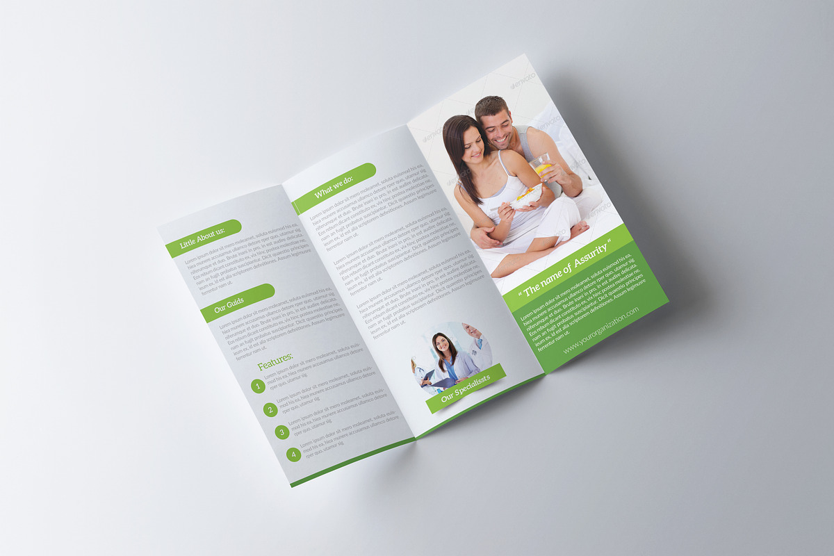 Tri Fold Fitness and Health Care, a Brochure Template by Business Flyers (Photo 3 of 3)