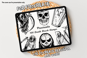 100 Death Procreate Stamps