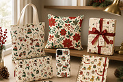 Christmas Seamless Patterns, a Decorative Illustration by HeavensStar (Thumbnail 5 of 8)