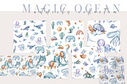 SALE! Watercolor nautical collection, an Animal Illustration by Tiana Geo (Thumbnail 11 of 27)