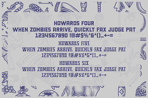 Howards Font Family Extras