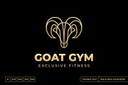 Goat Modern Minimalist Logo, a Branding & Logo Template by muhisya (Thumbnail 2 of 2)