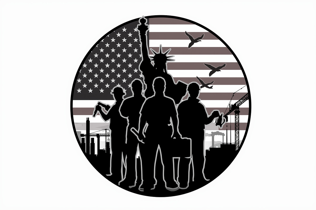 Labor Day Builder Pack, an Illustration by hafijul (Photo 13 of 21)