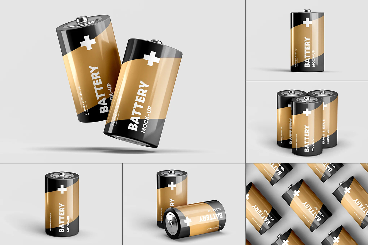 Battery C Mock-up, a Household Mockup by BLISS DESIGN (Photo 1 of 4)