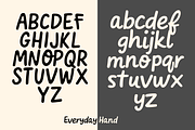 Everyday Hand – Natural Handwritten, a Handwritten Font by cocodesign (Thumbnail 2 of 6)