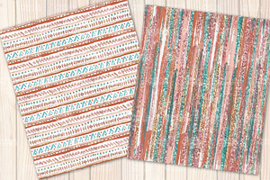 Boho Beach Seamless Pattern Bundle