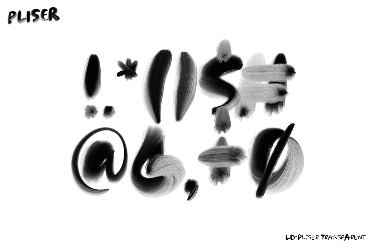 PLISER. OTF Painting font family., a Graphic by Luxfont (Photo 5 of 9)