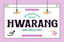 Hwarang - Display Font