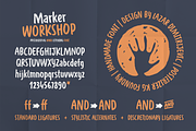WORKSHOP Marker, a Handwritten Font by Posterizer KG (Thumbnail 4 of 6)