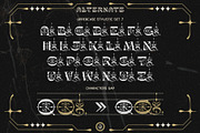 Shinery Loud Typeface, a Serif Font by alit design (Thumbnail 16 of 20)