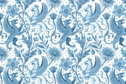 Blue Dreams., a Pattern Graphic by Designs by Helen Trupak (Thumbnail 10 of 10)