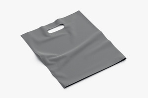 Black Plastic Bag 3D Model