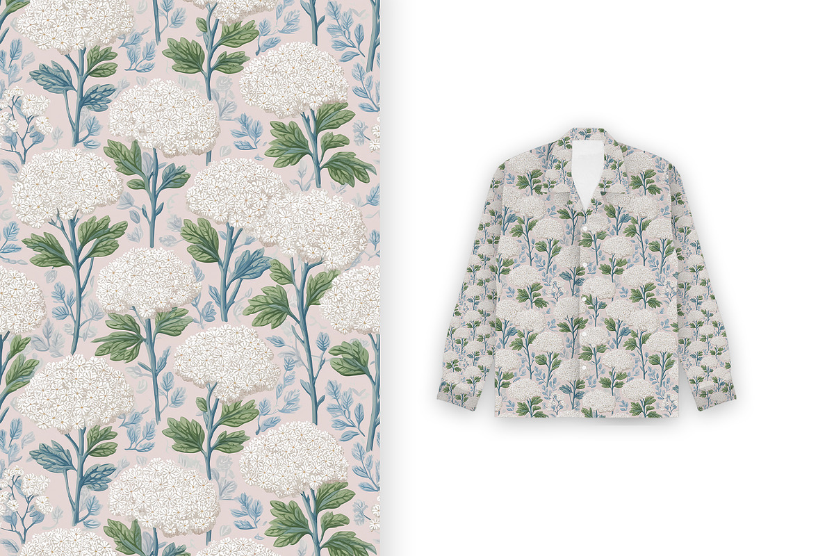 6 Seamless Pattern: Elder Flowers, a Pattern Graphic by StudioCitra (Photo 3 of 10)
