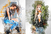 Graphic Marker Photoshop Action, an Action Add-On by GorynArt (Thumbnail 17 of 20)