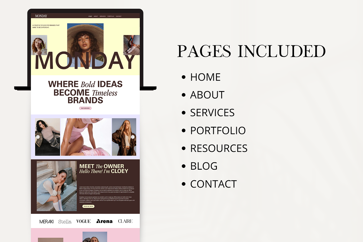 Creative Wix Studio Website Template, a Wix Template by AdvertFox (Photo 5 of 10)