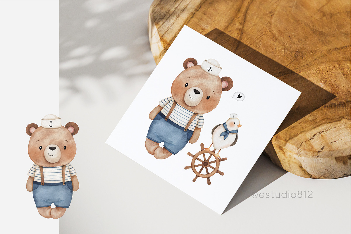 Little Sailor, an Animal Illustration by Estudio 812 (Photo 8 of 9)