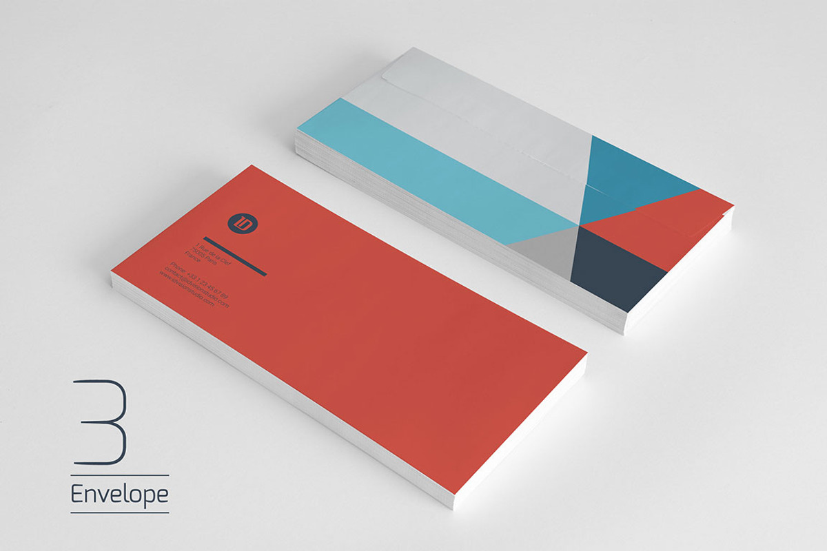 Stationery Corporate Identity 003, a Stationery Template by ID Vision Studio (Photo 4 of 6)