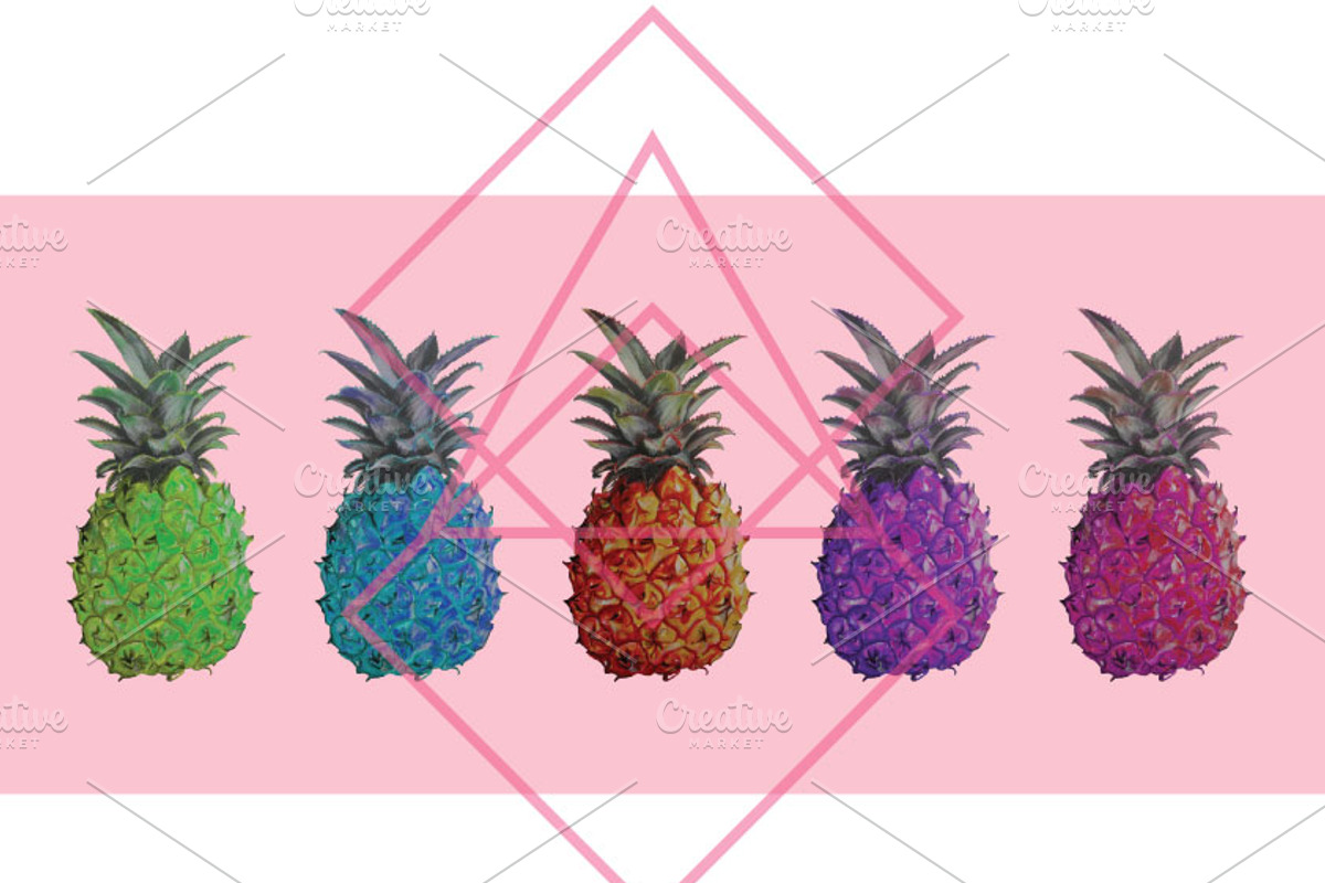 Pineapple Compilation, an Illustration by Zelri (Photo 2 of 5)