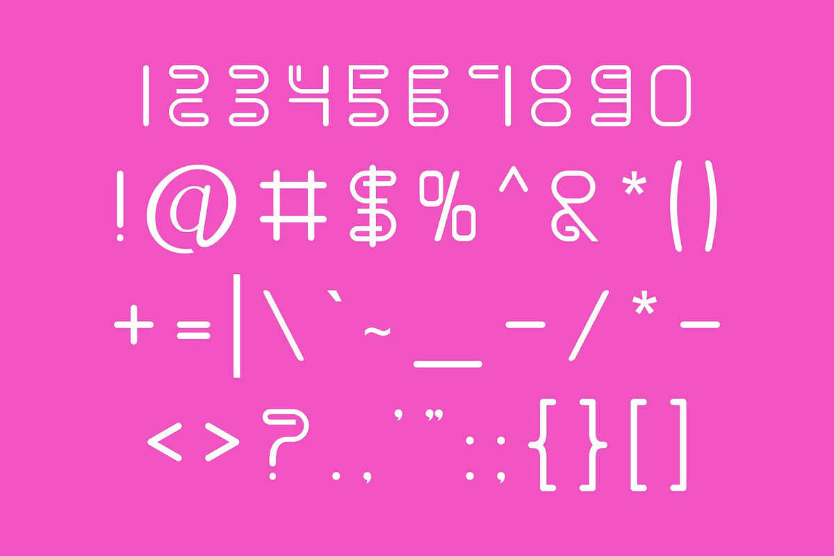 Sefa Mono Line Sans Neon font, a Sans Serif Font by WhymoreArt (Photo 9 of 10)