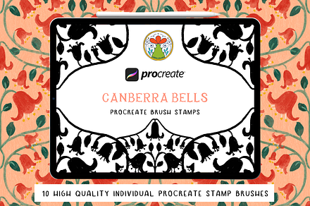 Canberra Flower Procreate Stamps