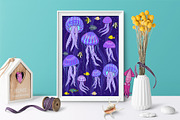 SEA CREATURES, an Animal Illustration by Irina Skaska (Thumbnail 10 of 12)