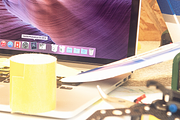 High Res. Workbench Macbook Mockup, a Websites & App Template by The Drone Shop (Thumbnail 2 of 2)