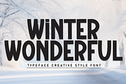 Winter Wonderful | Script Font, a Script Font by Scratchones (Thumbnail 1 of 8)