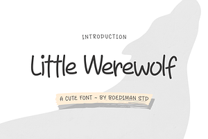 Little Werewolf - A Cute Font